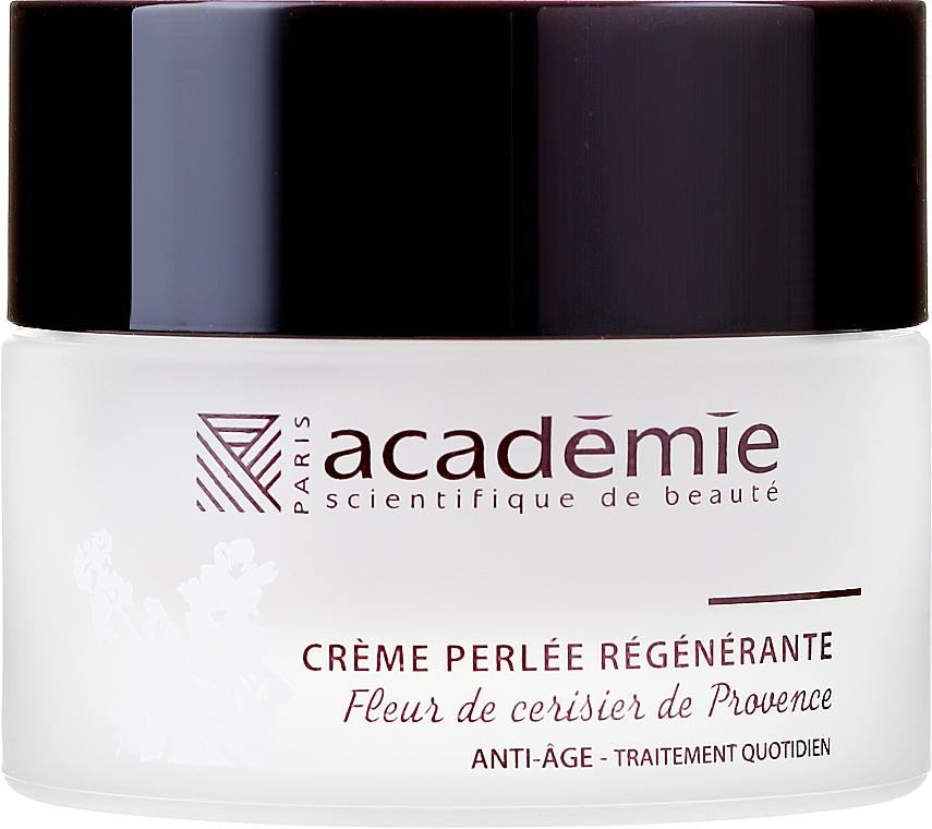 Regenerujący perłowy krem do twarzy z kwiatem wiśni prowansalskiej - Académie Regenerating Pearly Cream — Zdjęcie N2