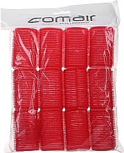 PRZECENA! Zestaw wałków na rzep Velcro plus, 12 sztuk, 36 mm, czerwone - Comair * — Zdjęcie N1