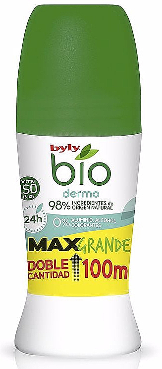 Dezodorant w kulce - Byly Bio Natural 0% Dermo Max Deo Roll-On — Zdjęcie N1