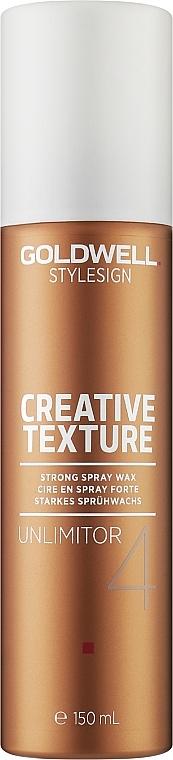 Mocny wosk w sprayu do włosów - Goldwell Style Sign Creative Texture Unlimitor Strong Spray Wax — Zdjęcie N1
