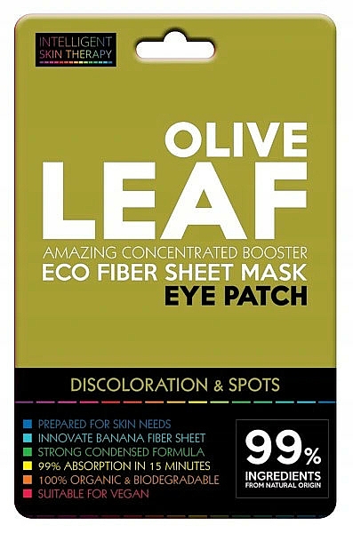 Płatki pod oczy - Beauty Face IST Dark Circles & Spots Eye Patch Olive Leaf — Zdjęcie N1