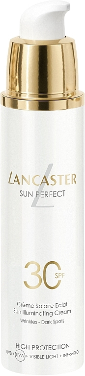 Filtr przeciwsłoneczny do twarzy - Lancaster Sun Perfect Sun Illuminating Cream SPF 30 — Zdjęcie N2