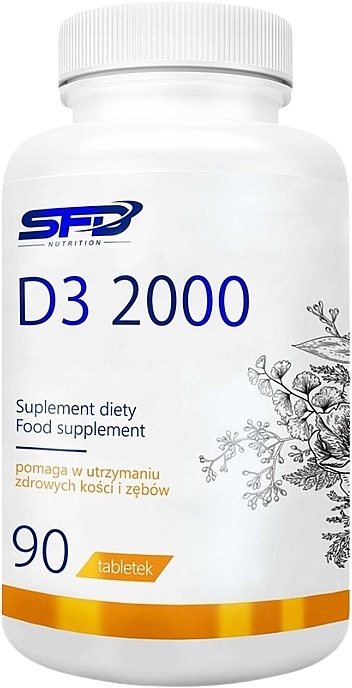 Suplement diety Witamina D3 2000 - SFD Nutrition D3 2000 — Zdjęcie N1