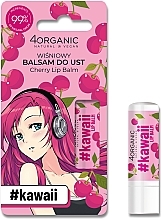 Kup Balsam do ust Wiśnia - 4Organic #Kawaii Cherry Lip Balm