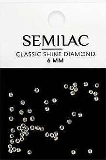 Cyrkonie do paznokci, 6 mm - Semilac Classic Shine Diamond — Zdjęcie N1