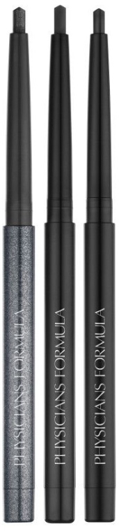 Zestaw wodoodpornych żelowych kredek - Physicians Formula Eye Booster Gel Eyeliner Trio Black (eyeliner/3*0.37g) — Zdjęcie N1