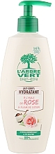 Kup Nawilżające mleczko do ciała z olejkiem różanym - L'Arbre Vert Body Milk With Rose Oil