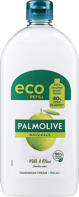Palmolive Kremowe mydło w płynie do rąk Mleko i oliwka, zapas - Palmolive Naturals Milk & Olive (refill) — Zdjęcie N13