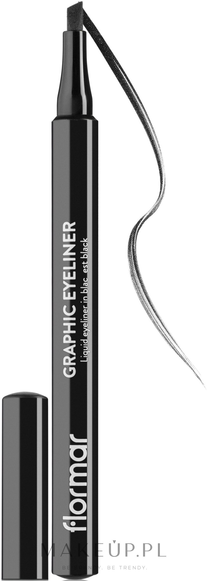 Eyeliner w pisaku - Flormar Graphic Eyeliner — Zdjęcie Black