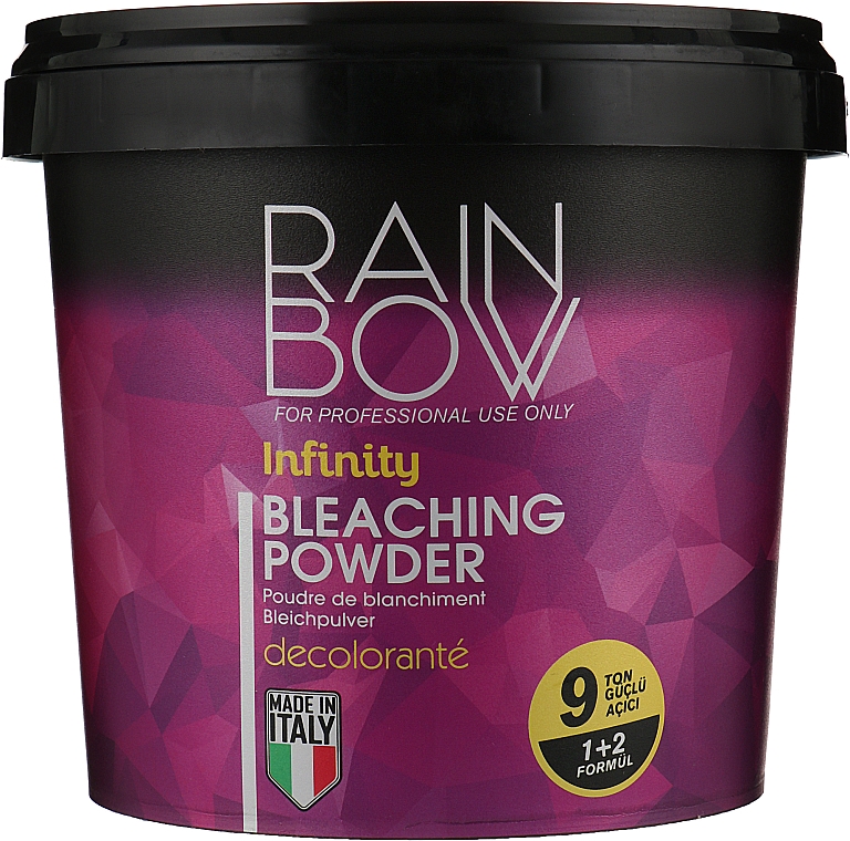 Fioletowy puder rozjaśniający włosy - Rainbow Professional Infinity Bleaching Powder