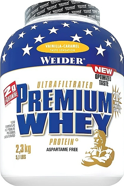 Białko - Weider Premium Whey Protein Vanilla-Caramel — Zdjęcie N1