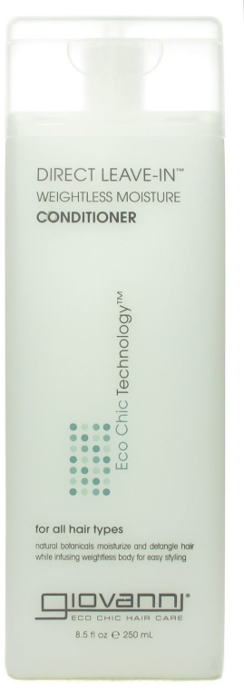Odżywka bez spłukiwania - Giovanni Eco Chic Hair Care Conditioner Direct Leave-In — Zdjęcie N1