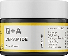 Krem do twarzy na dzień - Q+A Ceramide Barrier Defense Face Cream  — Zdjęcie N1