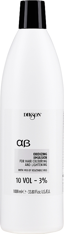 PRZECENA! Utleniacz do włosów 3% - Dikson ArgaBeta Professional Oxidizing Emulsion * — Zdjęcie N1