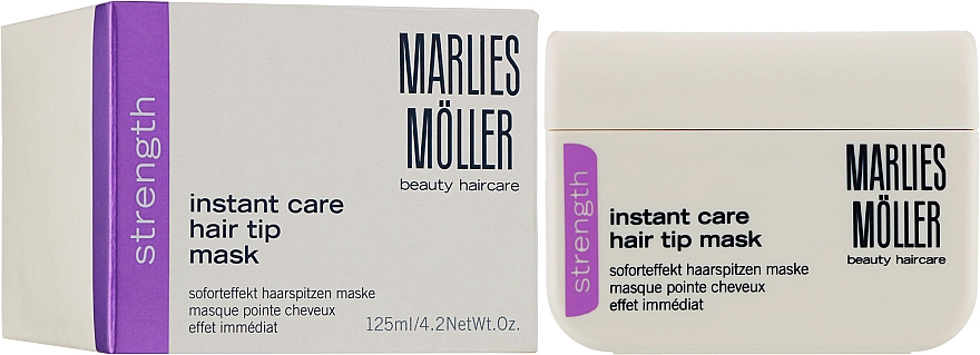 Błyskawicznie działająca maska ​​na końcówki włosów - Marlies Moller Strength Instant Care Hair Tip Mask — Zdjęcie N2