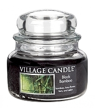 PRZECENA! Świeca zapachowa w słoiku - Village Candle Black Bamboo * — Zdjęcie N1