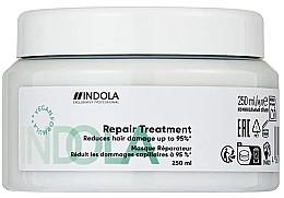 Maska regenerująca do włosów zniszczonych - Indola Repair Treatment — Zdjęcie N1