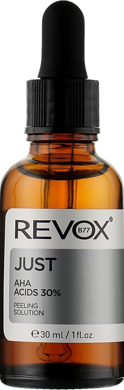 Serum z kwasami alfa-hydroksylowymi - Revox Just Aha Acids 30% Peeling Solution — Zdjęcie N1
