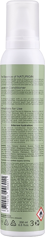 Odżywka do włosów bez spłukiwania - Naturigin Leave-in Conditioner Moisturising Whipped Cream — Zdjęcie N2