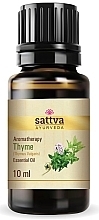Olejek eteryczny Tymianek - Sattva Ayurveda Thyme Essential Oil — Zdjęcie N1
