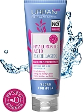 Odżywka z kwasem hialuronowym i kolagenem do włosów suchych i wolno rosnących - Urban Care Hyaluronic Acid & Collagen Hair Care Conditioner — Zdjęcie N3