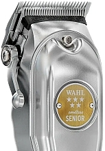Maszynka do strzyżenia włosów, srebrna - Wahl Senior Cordless 5 Star Metal Edition — Zdjęcie N4