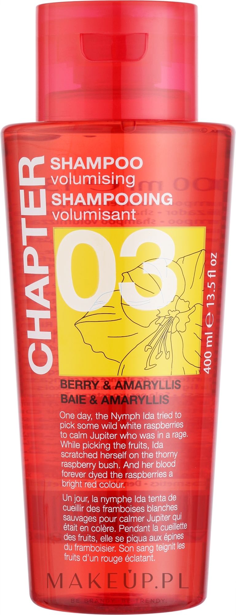 Szampon do włosów zwiększający objętość Malina i amarylis - Mades Cosmetics Chapter Shampoo Volumising Berry & Amarallis — Zdjęcie 400 ml