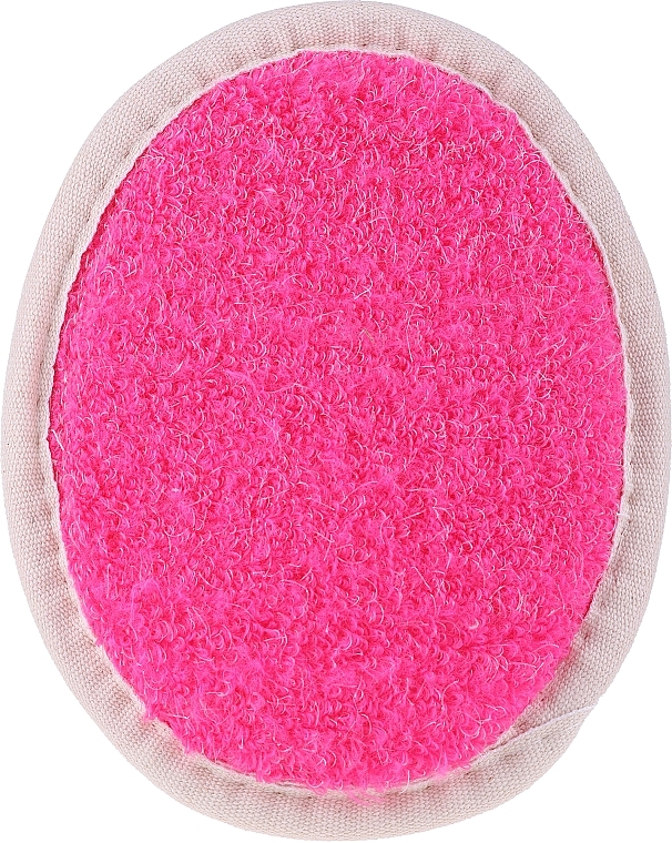 Gąbka do mycia luffa, malinowa - RedRings Loofah Face Pad — Zdjęcie N1