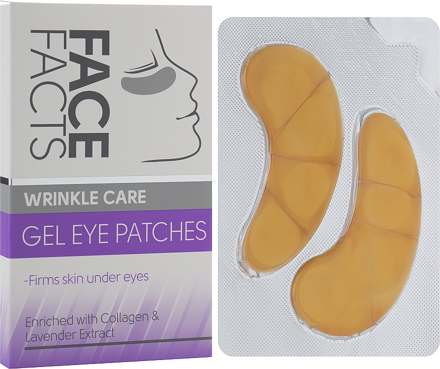 Żelowe płatki pod oczy - Face Facts Wrinkle Care Gel Eye Patches — Zdjęcie N1