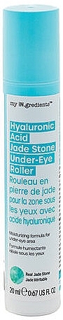 Roller do powiek z kwasem hialuronowym - masqueBar iN.gredients Hyaluronic Acid Jade Stone Under-Eye Roller — Zdjęcie N1