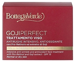 Krem do twarzy - Bottega Verde Goji Perfect Intensive Anti-Wrinkle And Antioxidant Treatment SPF15 — Zdjęcie N3