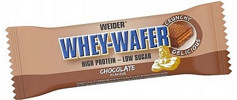 Baton proteinowy - Weider Whey-Wafer Chocolate — Zdjęcie N1