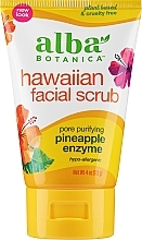 Naturalny hawajski scrub do twarzy Oczyszczające enzymy ananasa - Alba Botanica Natural Hawaiian Facial Scrub Pore Purifying Pineapple Enzyme — Zdjęcie N1