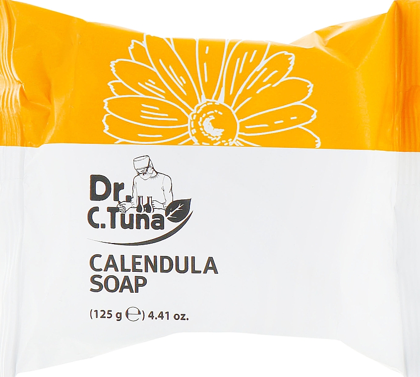 Naturalne mydło z olejkiem z nagietka - Farmasi Dr. C. Tuna Calendula Soap — Zdjęcie N1