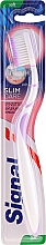 Kup Miękka szczoteczka do zębów, liliowa - Signal Slim Care Sensitive Soft