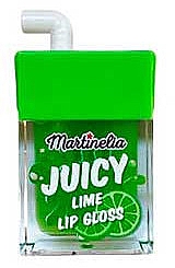 Błyszczyk do ust Juicy, limonka - Martinelia Lip Gloss — Zdjęcie N1