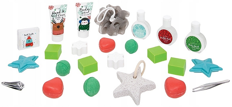 PRZECENA! Kalendarz adwentowy, 24 produkty - Technic Cosmetics Novelty Toiletry Advent * — Zdjęcie N2