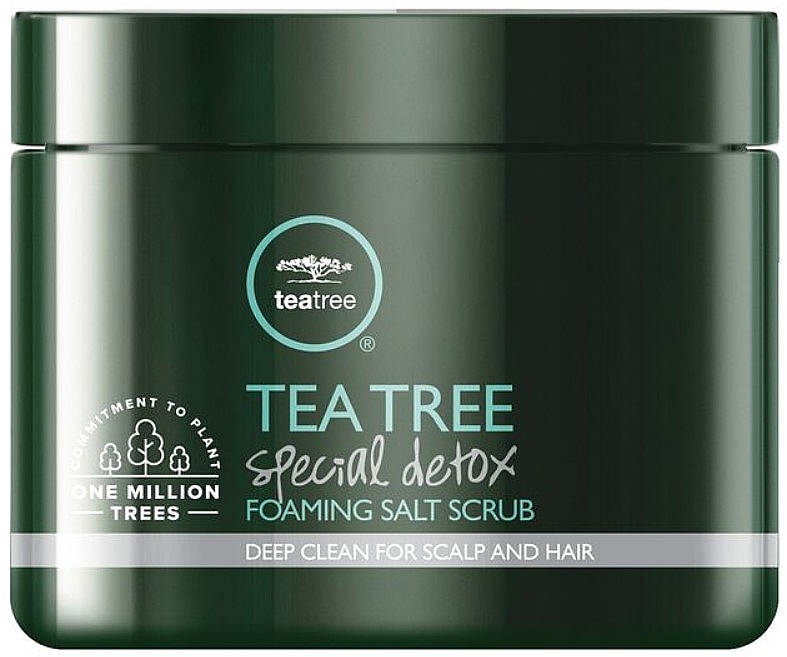 Peeling do włosów i skóry głowy - Paul Mitchell Tea Tree Special Detox Foaming Salt Scrub — Zdjęcie N1