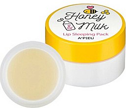 Maska do ust na noc Miód i mleko - A'pieu Honey & Milk Lip Sleeping Pack — Zdjęcie N2