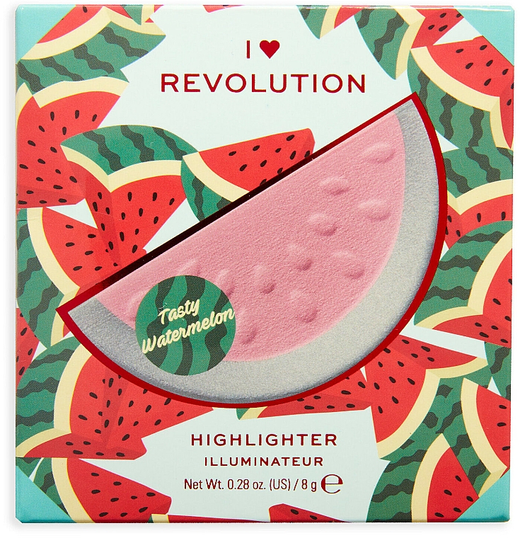 Rozświetlacz do twarzy - I Heart Revolution Tasty Watermelon 3D Highlighter