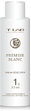 Kremowy utleniacz 1% - T-LAB Professional Premier Blanc Cream Developer 1% — Zdjęcie N1