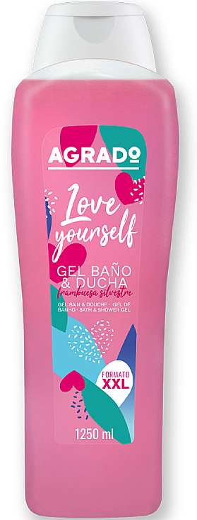 Żel do kąpieli i pod prysznic Love Yourself - Agrado Bath And Shower Gel — Zdjęcie N1