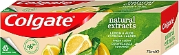 Zestaw - Colgate Natural Extracts Ultimate Fresh Clean Lemon & Aloe Trio (toothpaste/3x75ml) — Zdjęcie N2