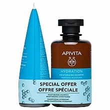 Zestaw - Apivita Hydration Set (shampoo/250ml + h/cond/150ml) — Zdjęcie N1