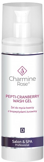 Żel do mycia twarzy z biopeptydami żurawinowymi - Charmine Rose Pepti-Cranberry Wash Gel — Zdjęcie N1