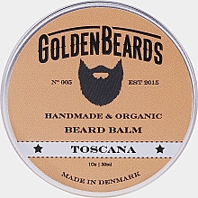 Balsam do brody Toscana - Golden Beards Beard Balm — Zdjęcie N2