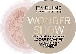 Puder do twarzy i ciała - Eveline Cosmetics Wonder Show Maxi Glam Face & Body Loose Powder — Zdjęcie N1