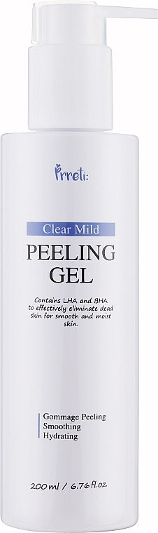 Żel peelingujący do twarzy - Prreti Clear Mild Peeling Gel — Zdjęcie N1