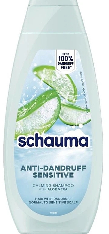 Kojący szampon przeciwłupieżowy - Schauma Anti-Dandruff Sensitive Calming Shampoo — Zdjęcie N1