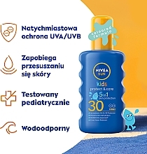 Nawilżający spray ochronny na słońce SPF 30 z zanikającym kolorem - NIVEA SUN KIDS — Zdjęcie N3